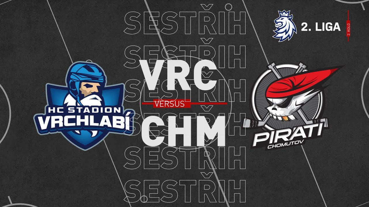 SESTŘIH 2.kolo 2. ligy: HC Stadion Vrchlabí - Piráti Chomutov 0:5