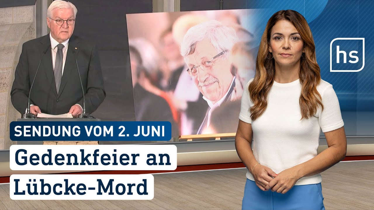 Gedenkfeier an Lübcke-Mord | hessenschau vom 02.06.2024