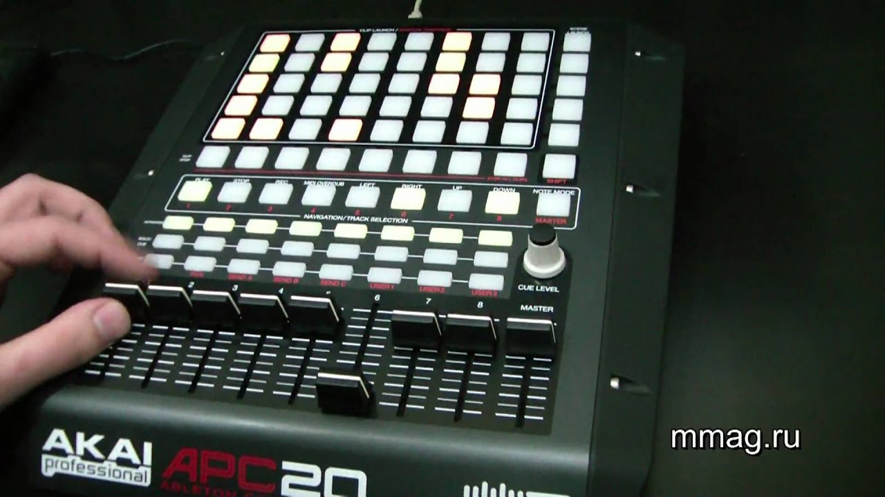 MMag.ru: AKAI APC 20 Ableton Live controller video review