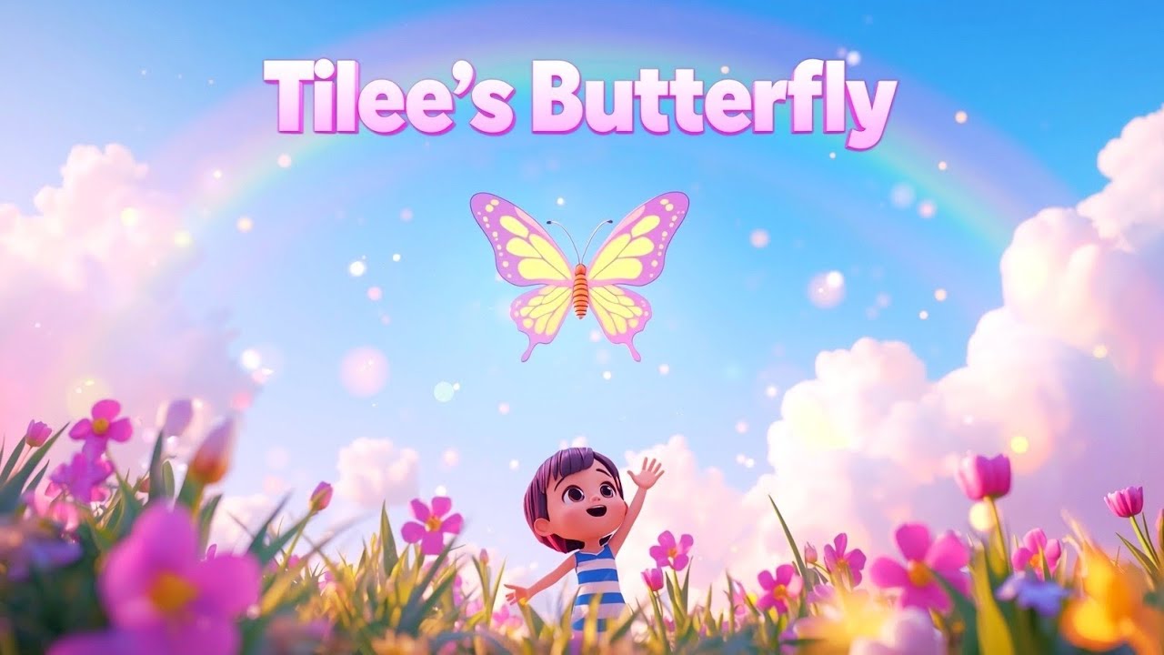 Butterfly Butterfly | Tilee’s Magical World | Butterfly Nursery Rhyme & Happy Vibes