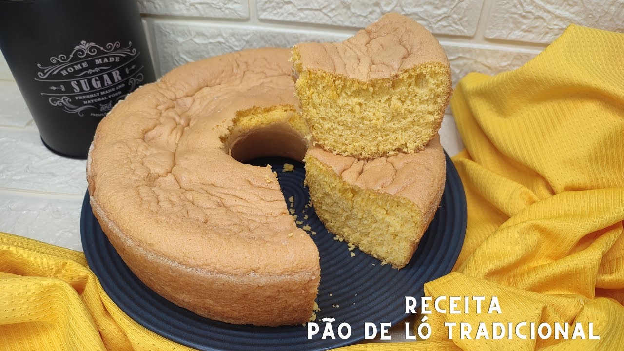 Aprenda aqui a fazer um Pão de Ló Tradicional! 😊