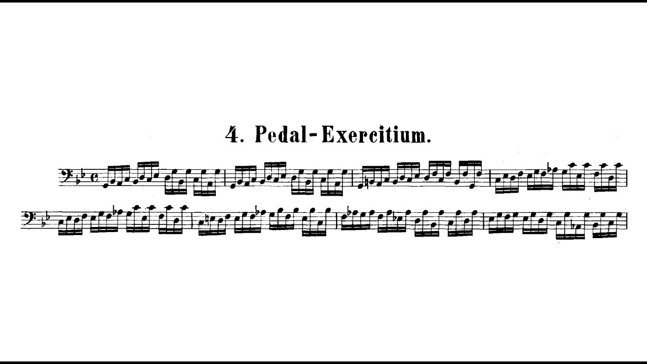 J. S. Bach: Pedal-Exercitium BWV 598