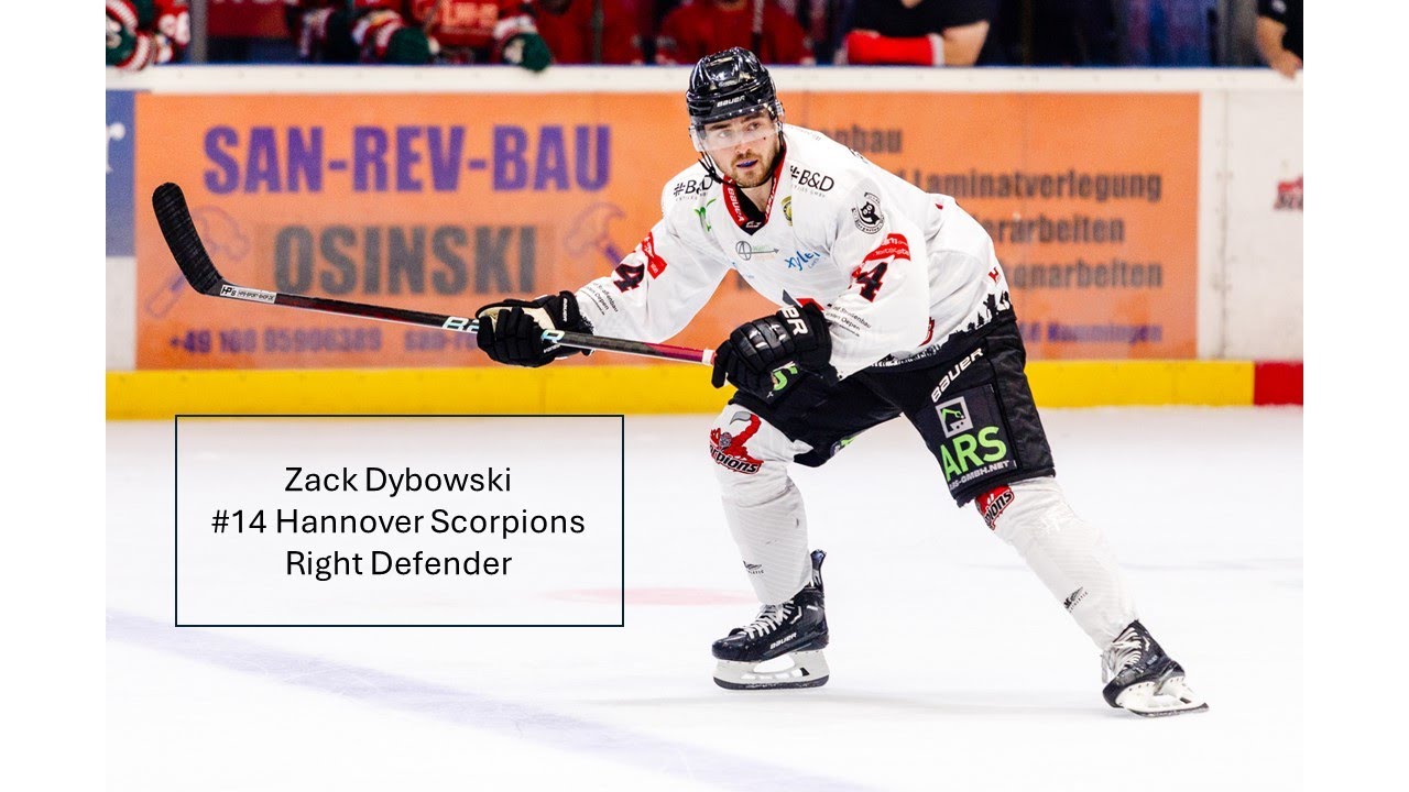 Zack Dybowski #14 Hannover Scorpions 2023 2024