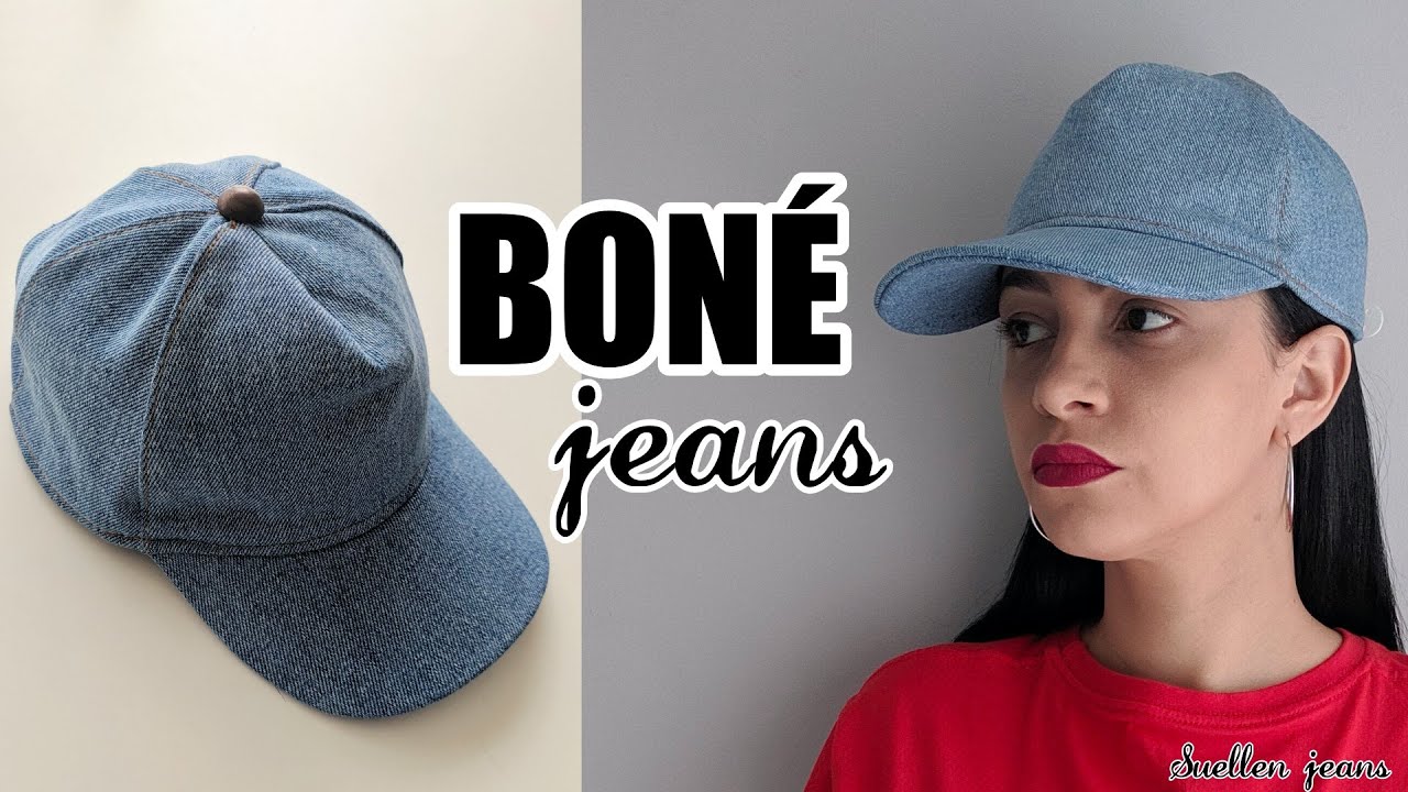 COMO FAZER BONÉ JEANS