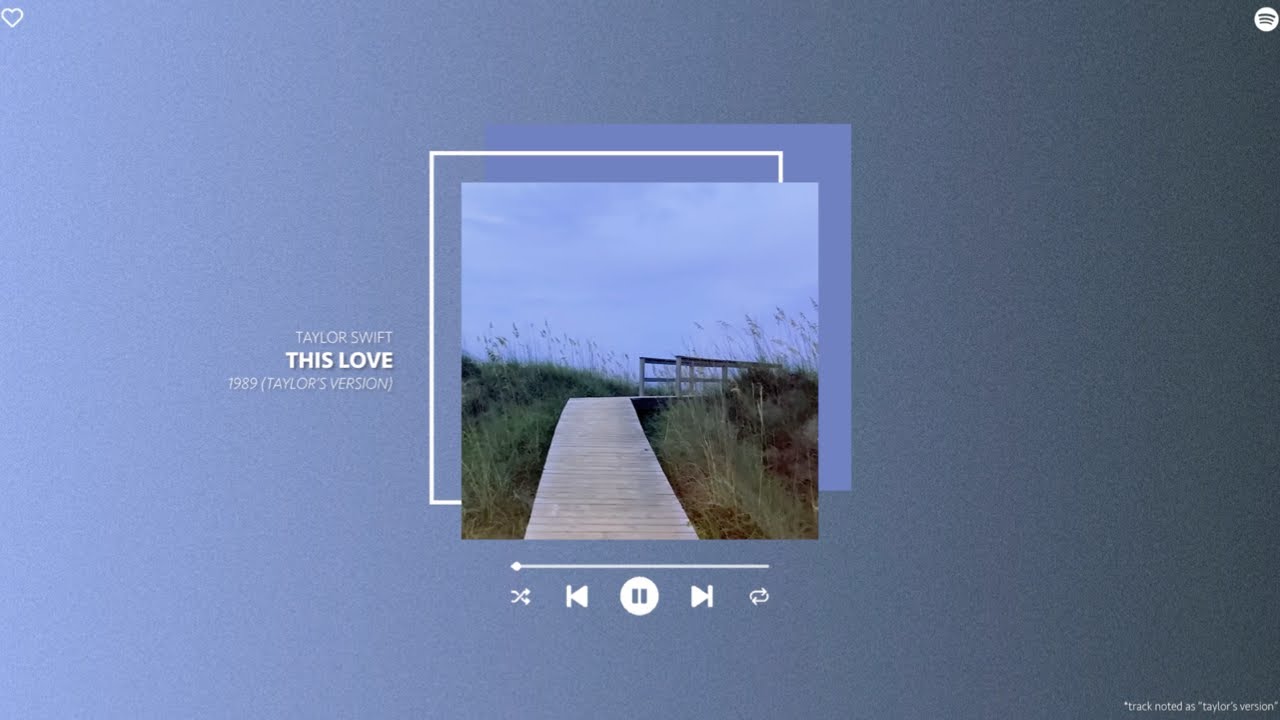 taylor swift - this love (taylor's version) (sped up & reverb)