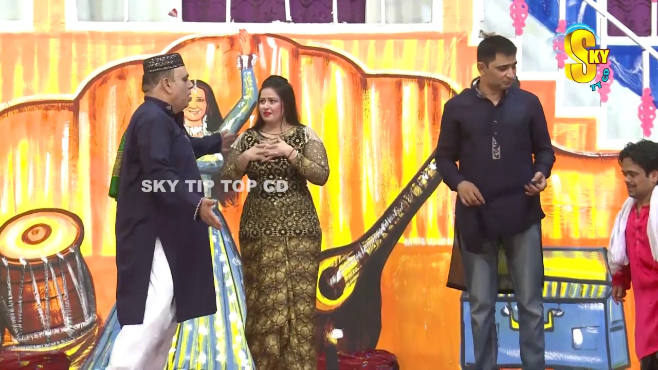 Vicky Kodu and Amjad Rana | New Stage Drama Rang Barangi | Full Comedy Clip 2019