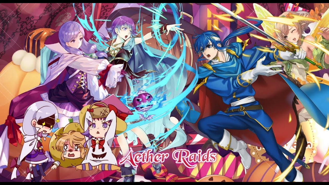 Lute&Ilyana fire emblem heroes defense Aether Raids ep 14