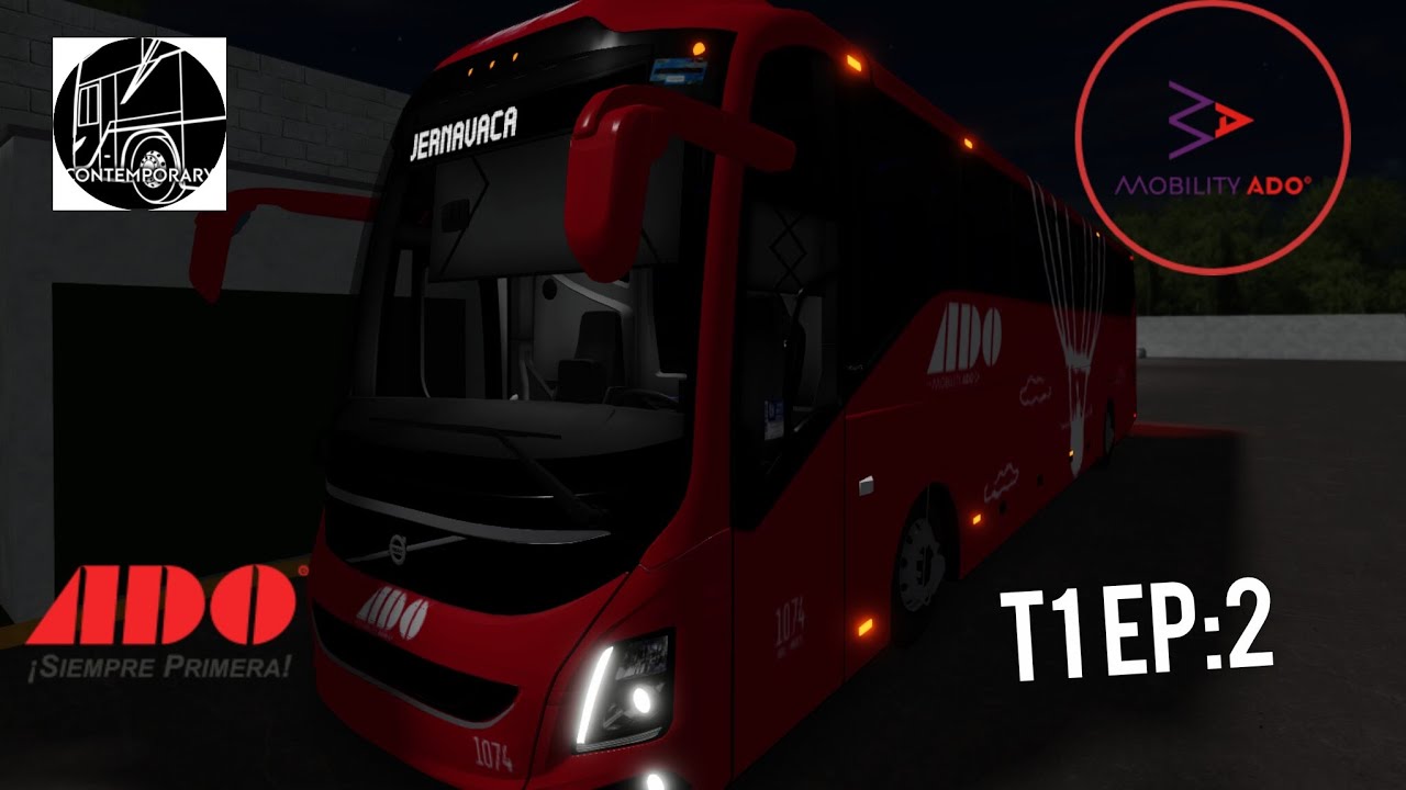 Viajando en ADO en México contemporary Bus simulador | T1 EP2