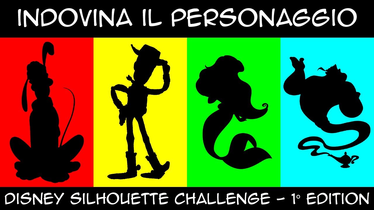Indovina il personaggio Disney dalla sagoma in 3 secondi | Guess the character | Disney Quiz