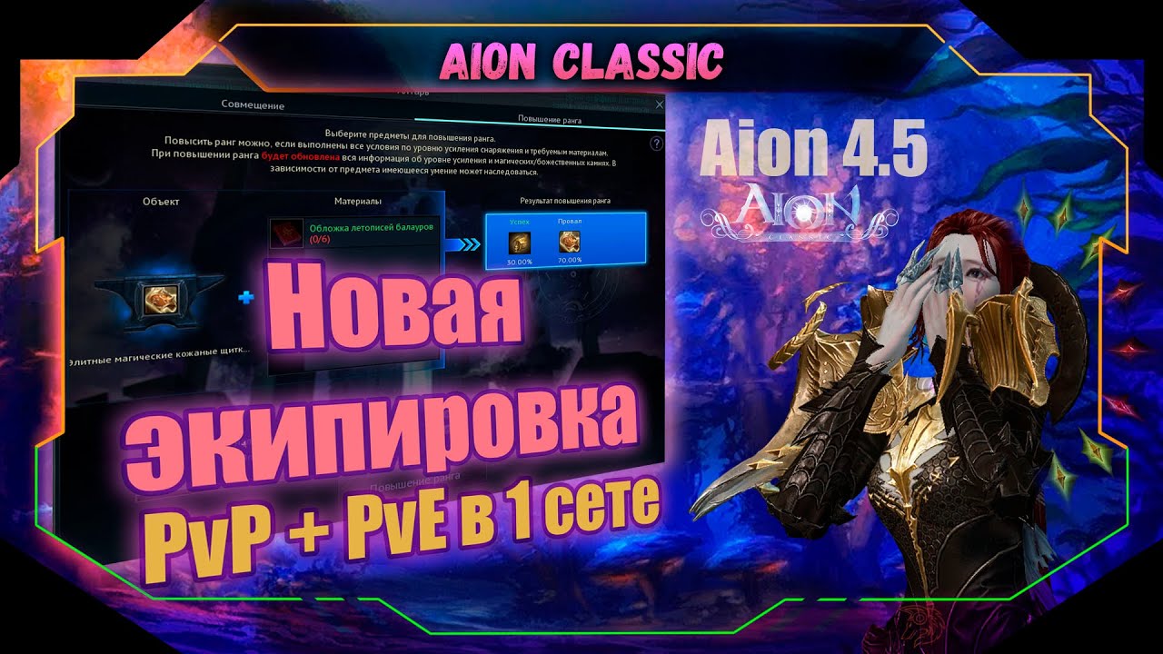 Aion 4.5: ТВОЙ +15 АДМИРАЛ теперь СТАРТОВАЯ ШМОТКА? Вся правда о новой экипировке