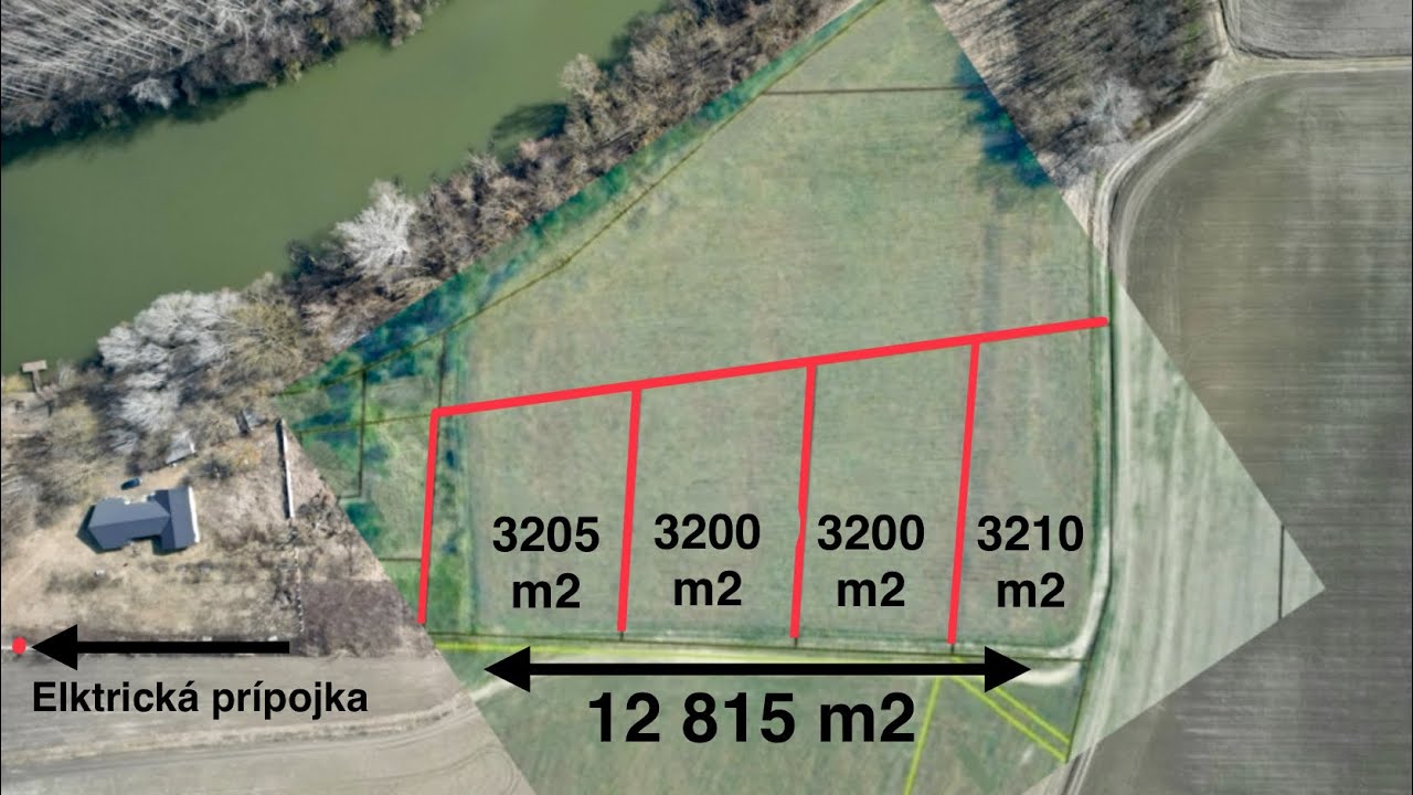 Nehnuteľnosť Orechová Potôň - Na predaj pozemky pri brehu Malého Dunaja