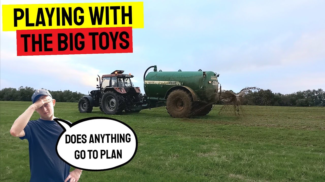 SPREADING SLURRY WITH A 1900 GALLON MAJOR TANKER | SLURRY 2024