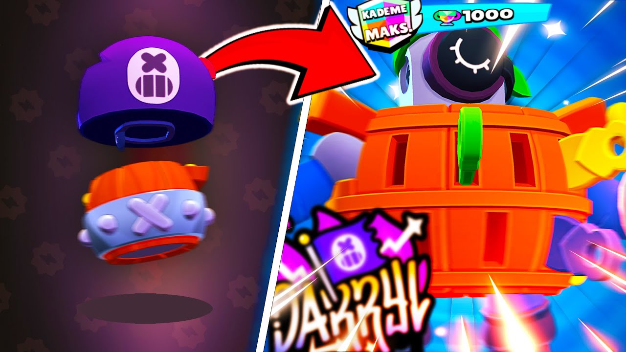 Darryl 1000 Kupa | Oyuncak Kostümüyle 50 Rütbe Tek Hesaplaşma – Brawl Stars