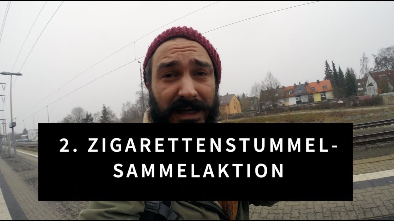 2. Zigarettenstummel Sammelaktion in Nürnberg Mögeldorf