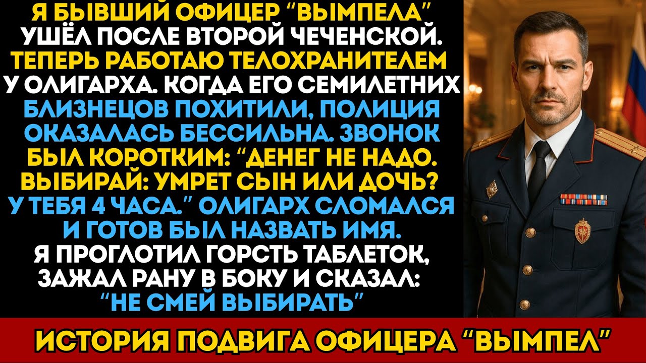 Выбери: жизнь сына или дочери? Олигарх сдался, но его умирающий охранник пошел до конца