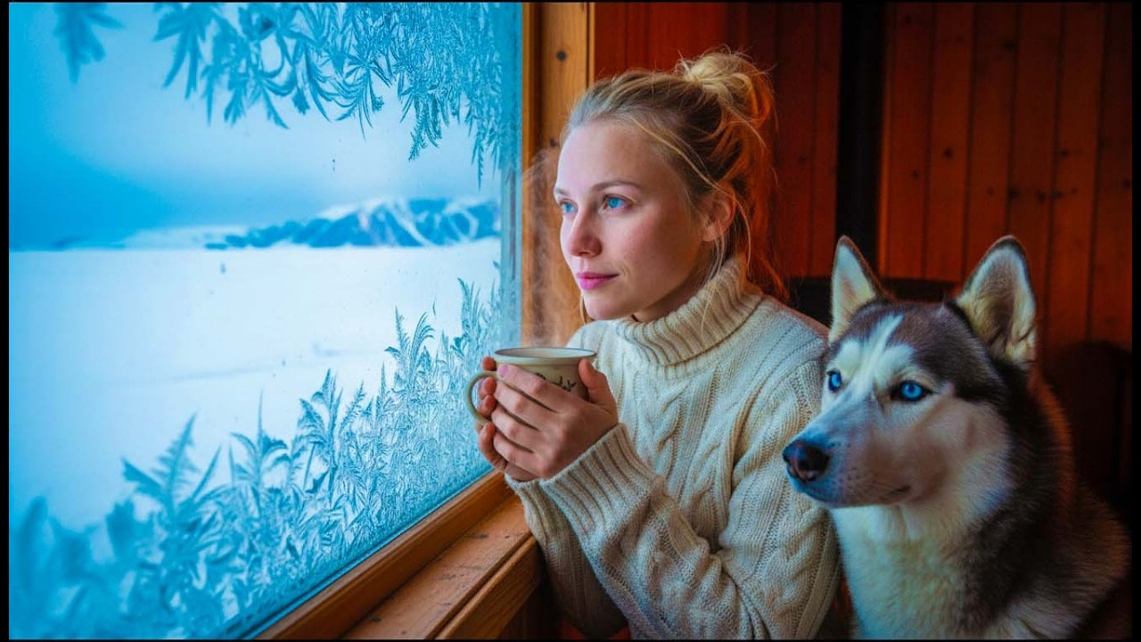 I Spent 30 Days ALONE in an ANTARCTICA Cabin — Solo Girl & Husky — No Talking ASMR