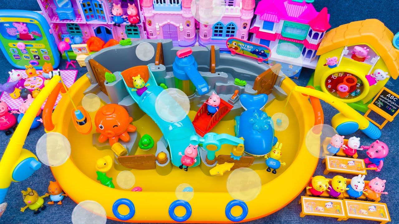 13 Minutes Satisfying with Unboxing Super Water Park Toy World ASMR Review Toys