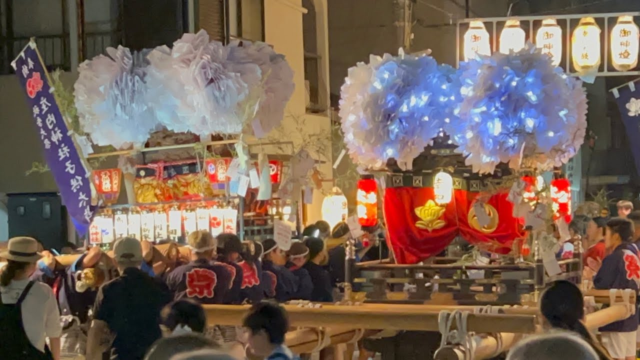 庄内神社大祭(大阪府豊中市庄内幸町) 令和7年10月16日・17日 16日(宵宮)(島江、三和、東部、牛立、幸和、庄内神社子供太鼓)・17日(牛立、幸和、島江)