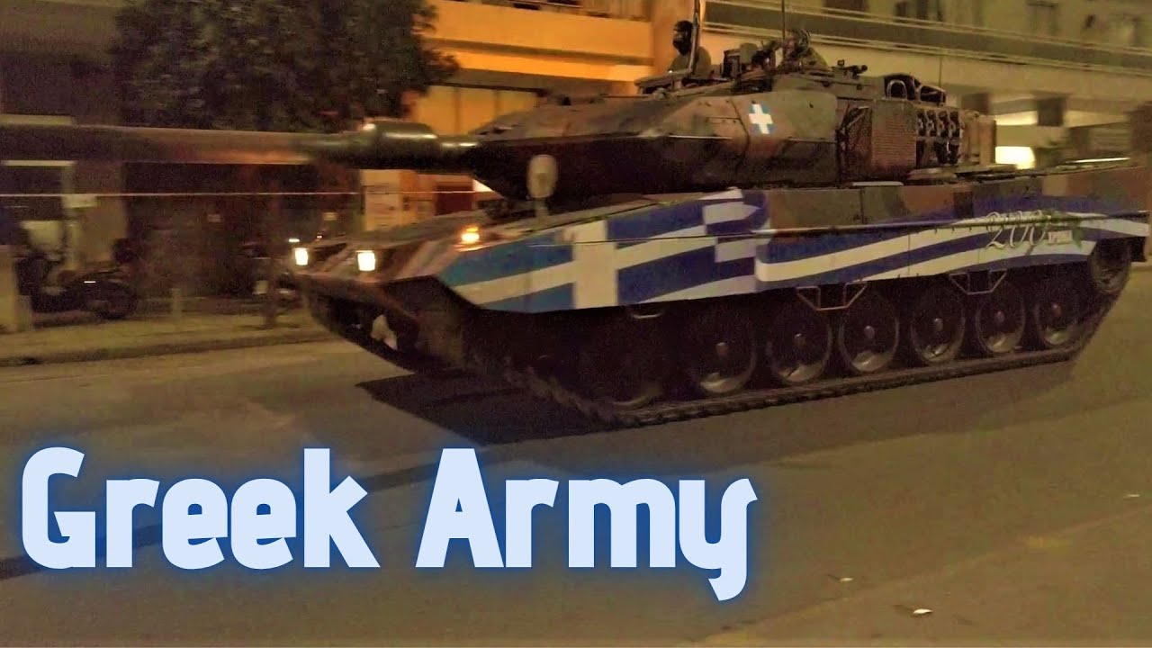 Greek army in public road Thessaloniki|| 28-10-21