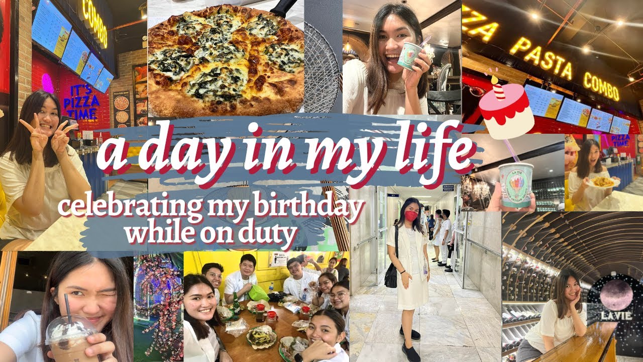 A Day in a Life of a 4th Year Med Student Philippines | Clerkship Duty on My Birthday | Cyden Yap