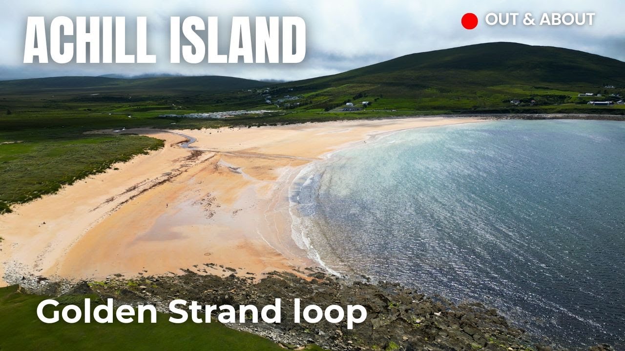 Achill Island Walk | Golden Strand to Caraun Point | Coastal Loop with Drone Views