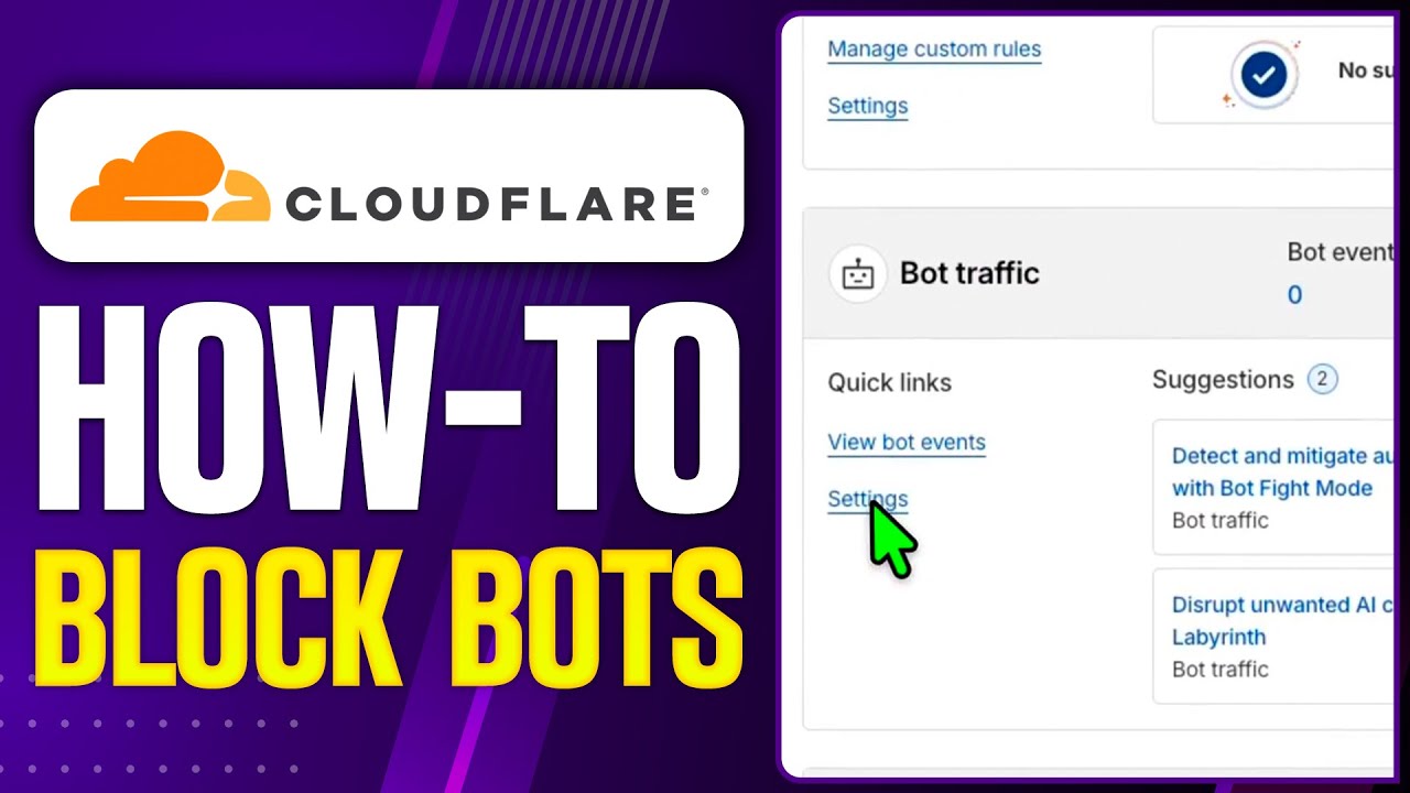 How to Block Bots on Cloudflare (2026) - Stop Bad Traffic & Scrapers