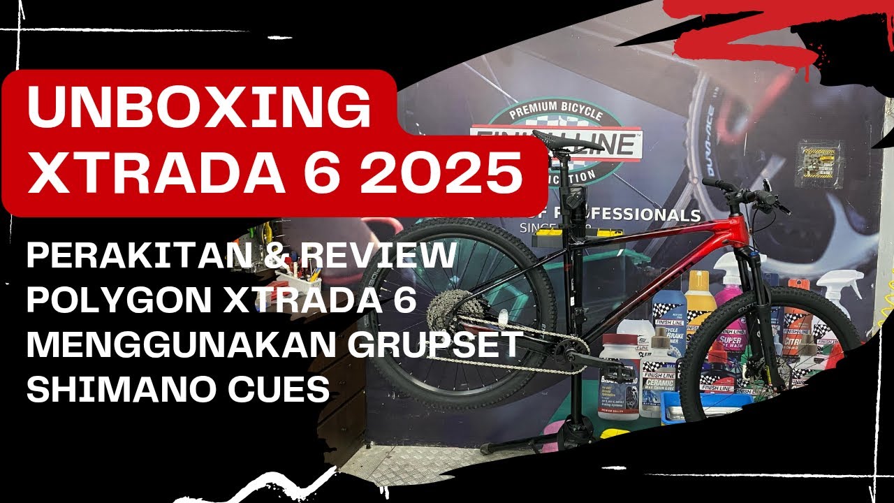 Unboxing & Review Sepeda Polygon Xtrada 6 2025: Perakitan dengan Grupset Shimano Cues!