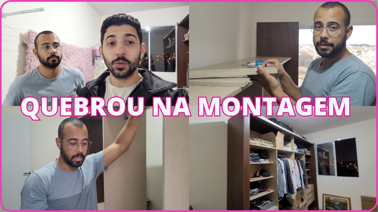 TENTAMOS MONTAR NOSSO GUARDA ROUPA