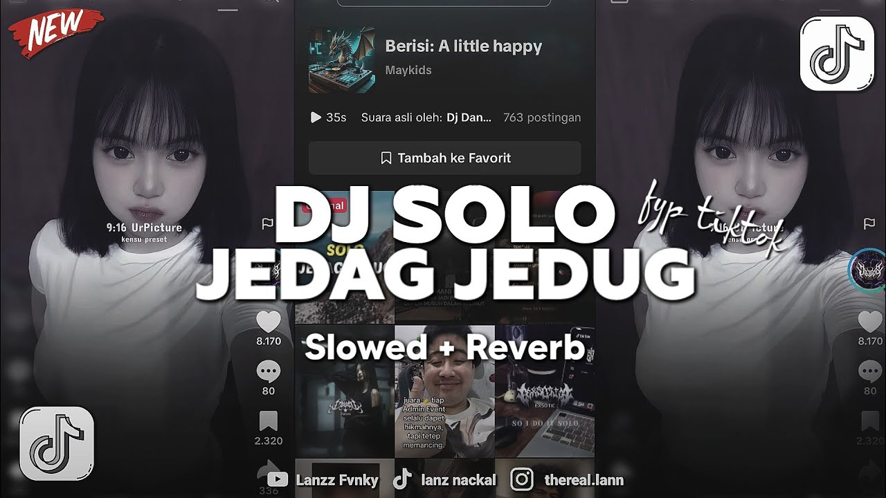 DJ SOLO SLOWED REVERB - VIRAL TIKTOK !!!