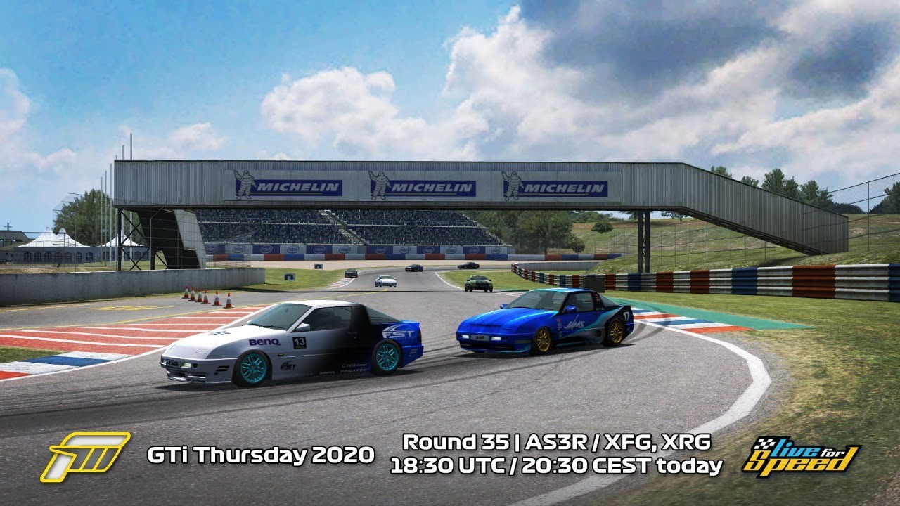 [FM]'s GTi Thursday 2020 - Round 35 (AS3R) | Live for Speed [LIVE onboard]