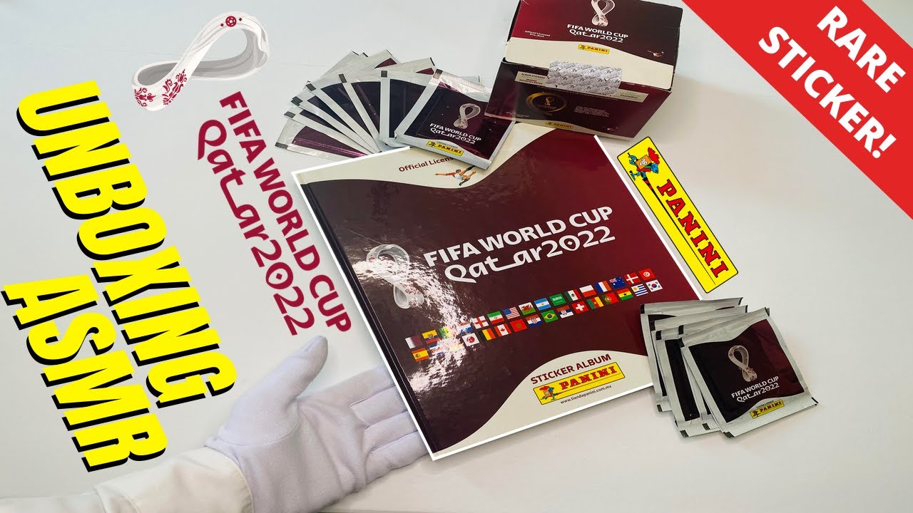 UNBOXING Panini FIFA World Cup Qatar 2022 | ASMR | Opening Sticker Book PACKS! | RARE EXTRA STICKER!