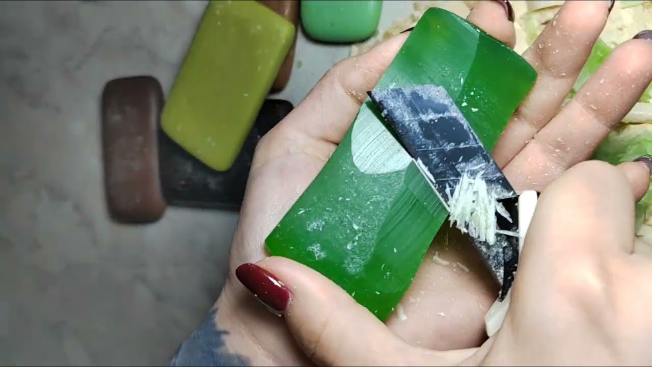 ASMR SOAP 🫧 РЕЗКА ОБМЫЛКОВ