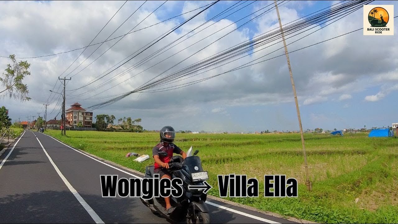 Bali Scooter Ride | Wongies to Villa Ella (Seseh POV, afternoon, 3:15pm, 10 October 2025)