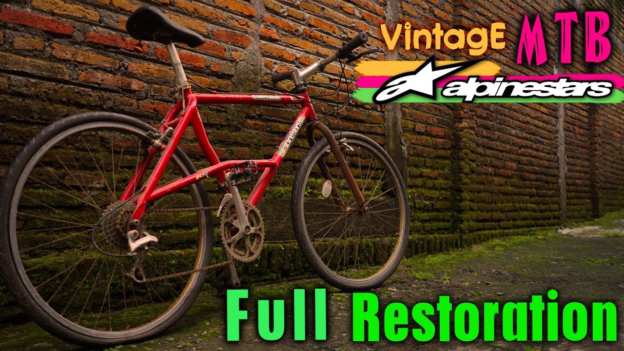 VINTAGE MTB ALPINESTARS Cromega DX Полная реставрация