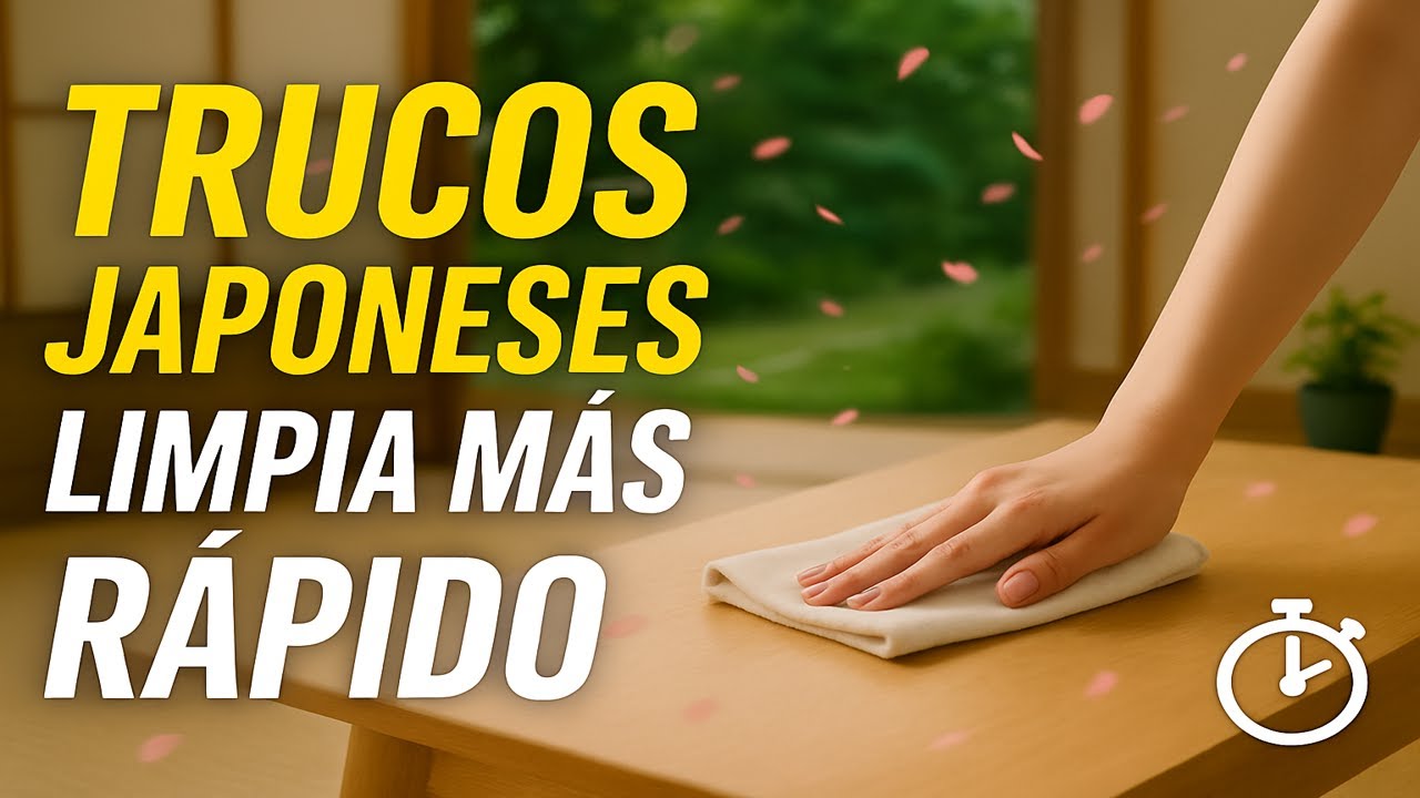 20 TRUCOS Japoneses para REDUCIR tu Tiempo de Limpieza a la Mitad (Método Secreto)