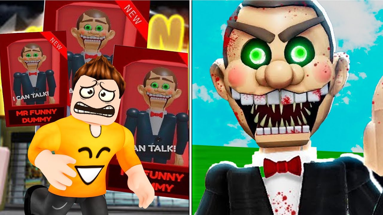 UCIEKAM PRZED STRASZNYM MR FUNNY ZE SKLEPU ZABAWEK w Roblox!