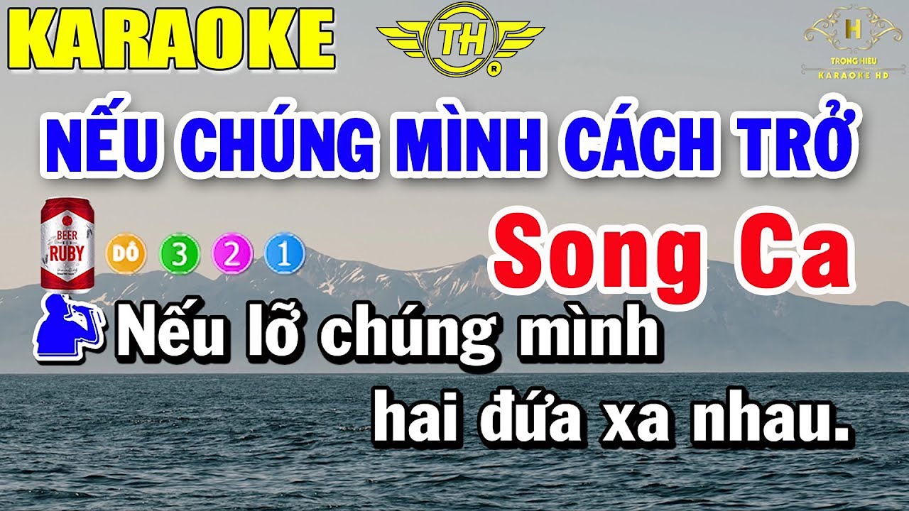 Nếu Chúng Mình Cách Trở Karaoke Song Ca | Trọng Hiếu