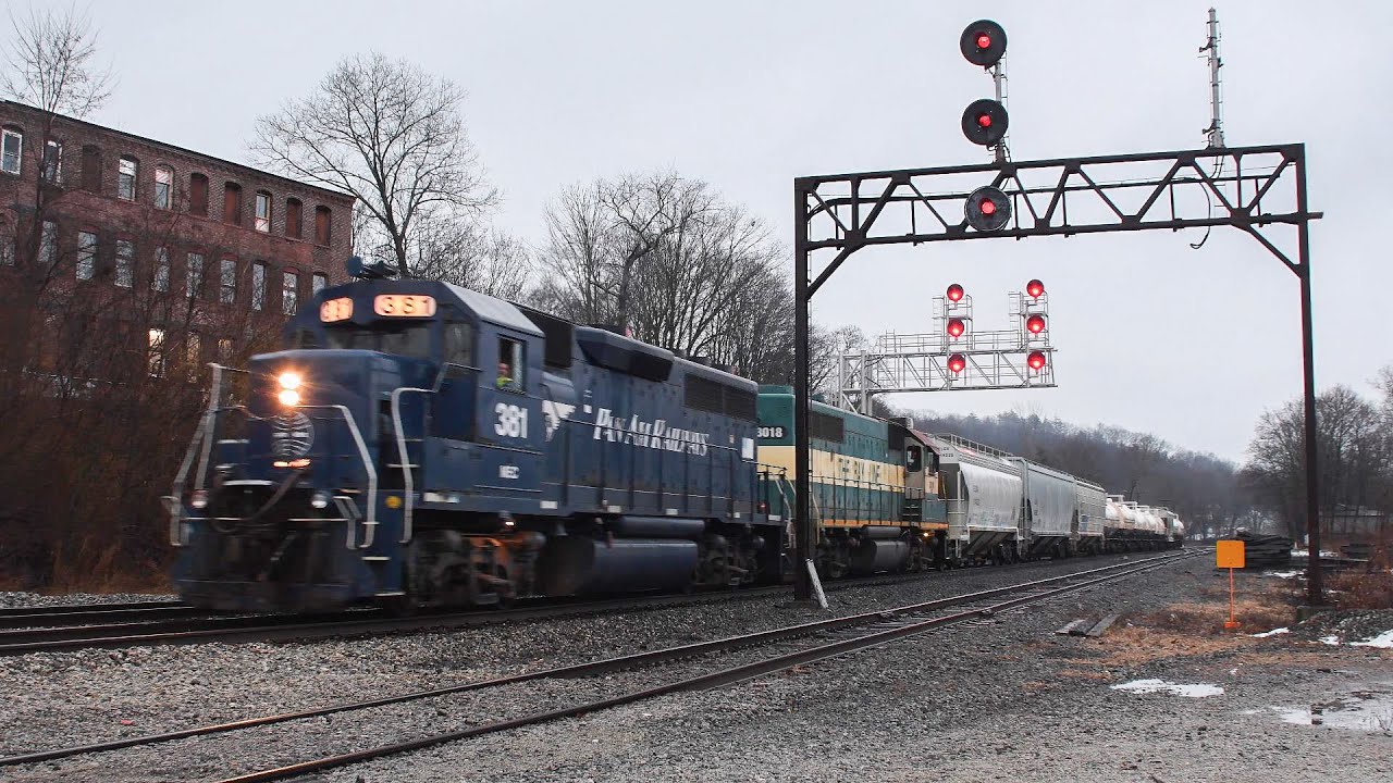 New England Sampler: CSOR, B&E, NECR, CSX, AMTK, Railfanning Windsor Locks, CT-Deerfield, MA 1/26/24