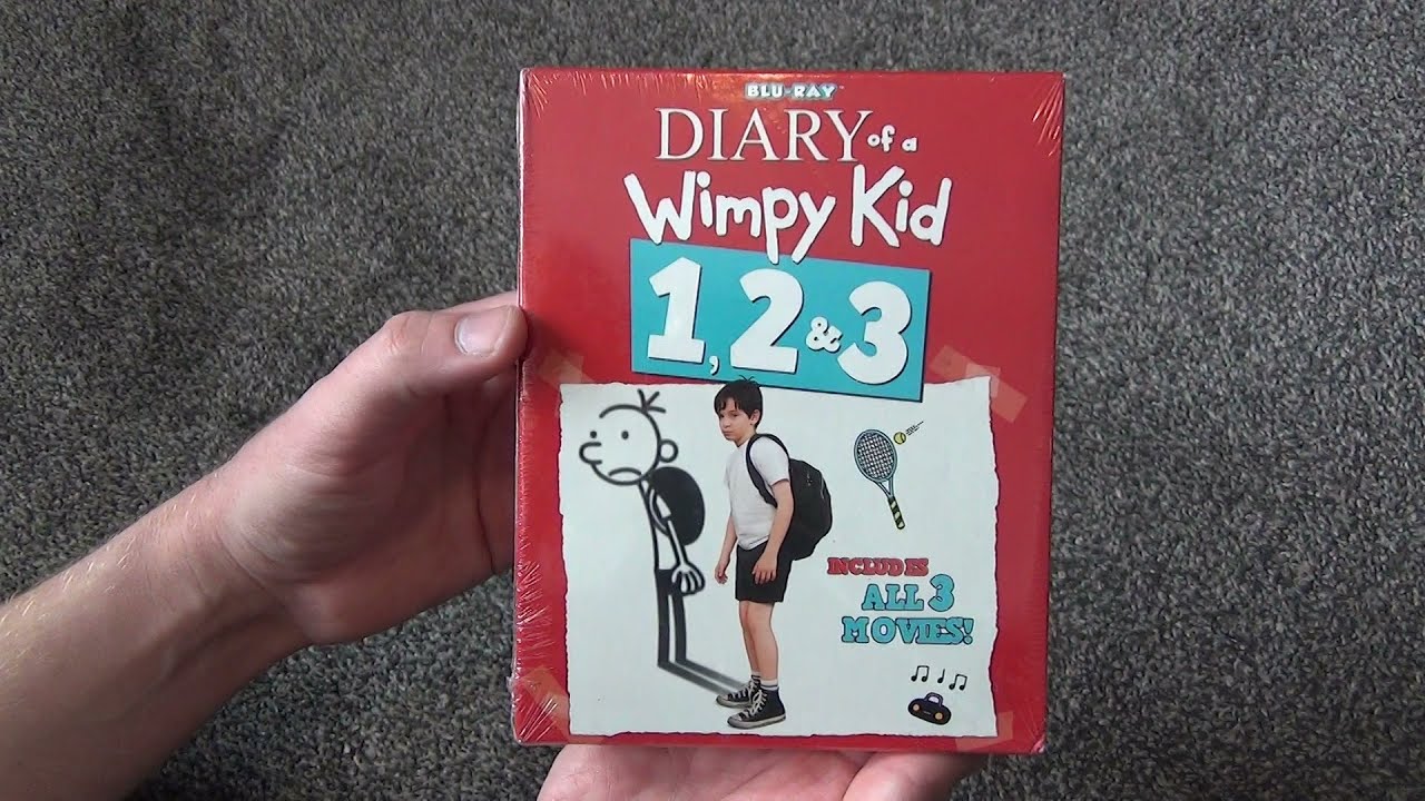 Diary of a Wimpy Kid 1, 2 & 3 Blu-Ray Unboxing