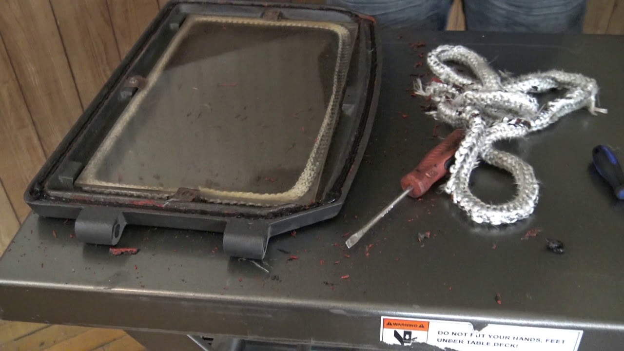 How to Replace Stove Door Rope Gasket