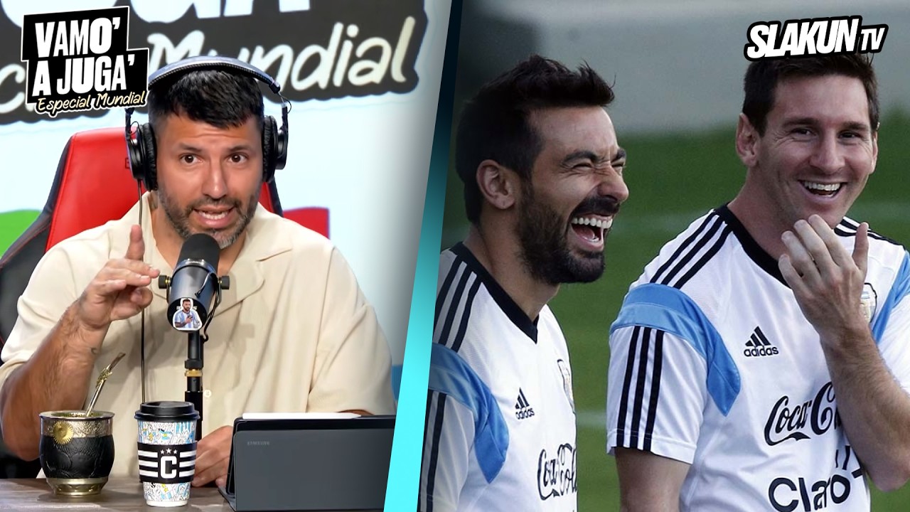 Las AN&Eacute;CDOTAS con MESSI del KUN AG&Uuml;ERO y el POCHO LAVEZZI