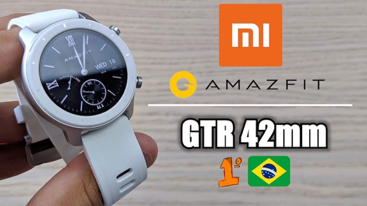 ★ Xiaomi Amazfit GTR 42mm - 1º Unboxing e Review Inicial em Português BR