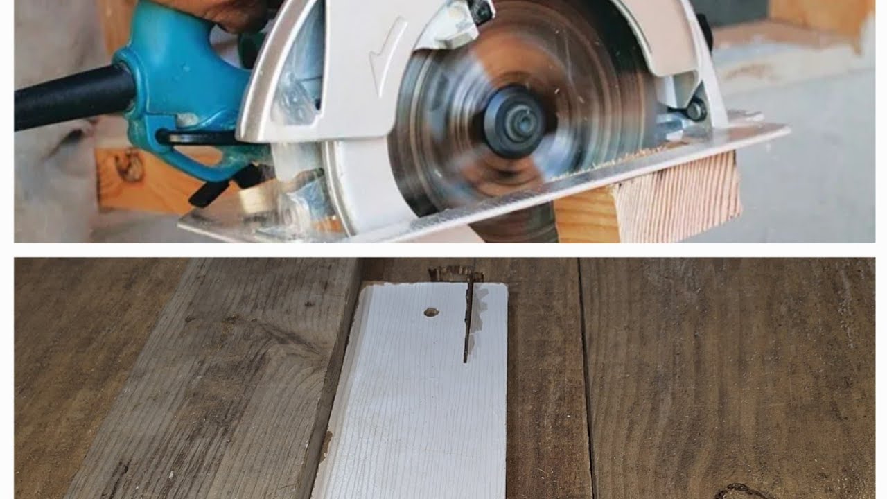 Serra circular Makita 5007N 1800 watts transformada em Serra de bancada.
