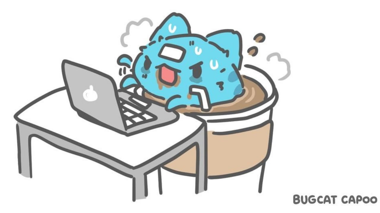 Funny bug cat Capoo Comics with twisted ending