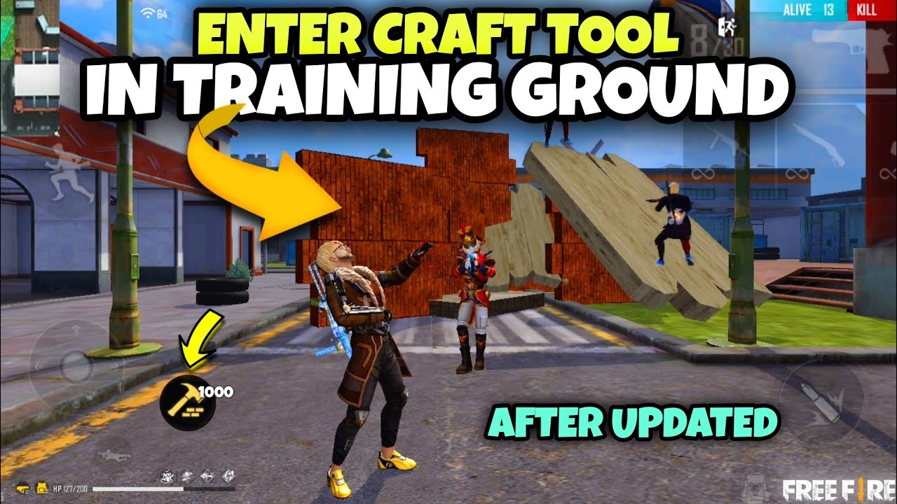 Enter CraftTools in Training Ground | After Update