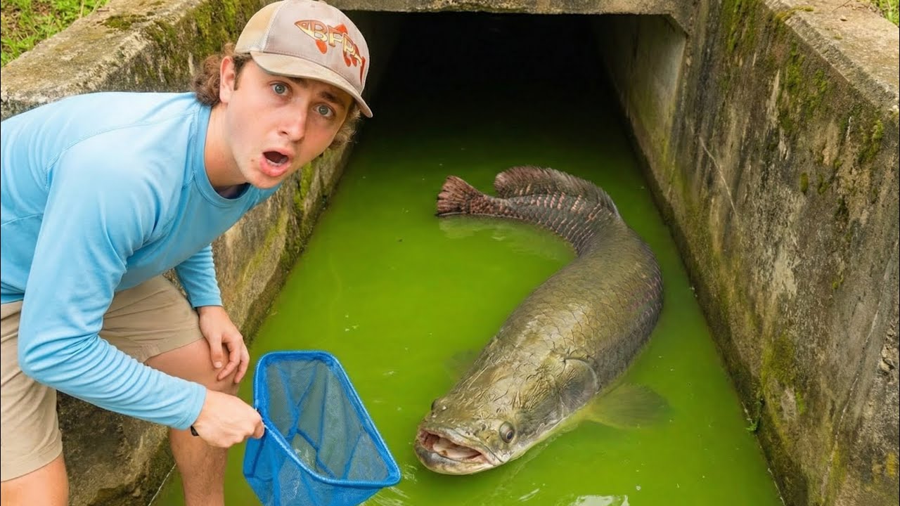I Saved Fish TRAPPED in a Flooded Sewer!
