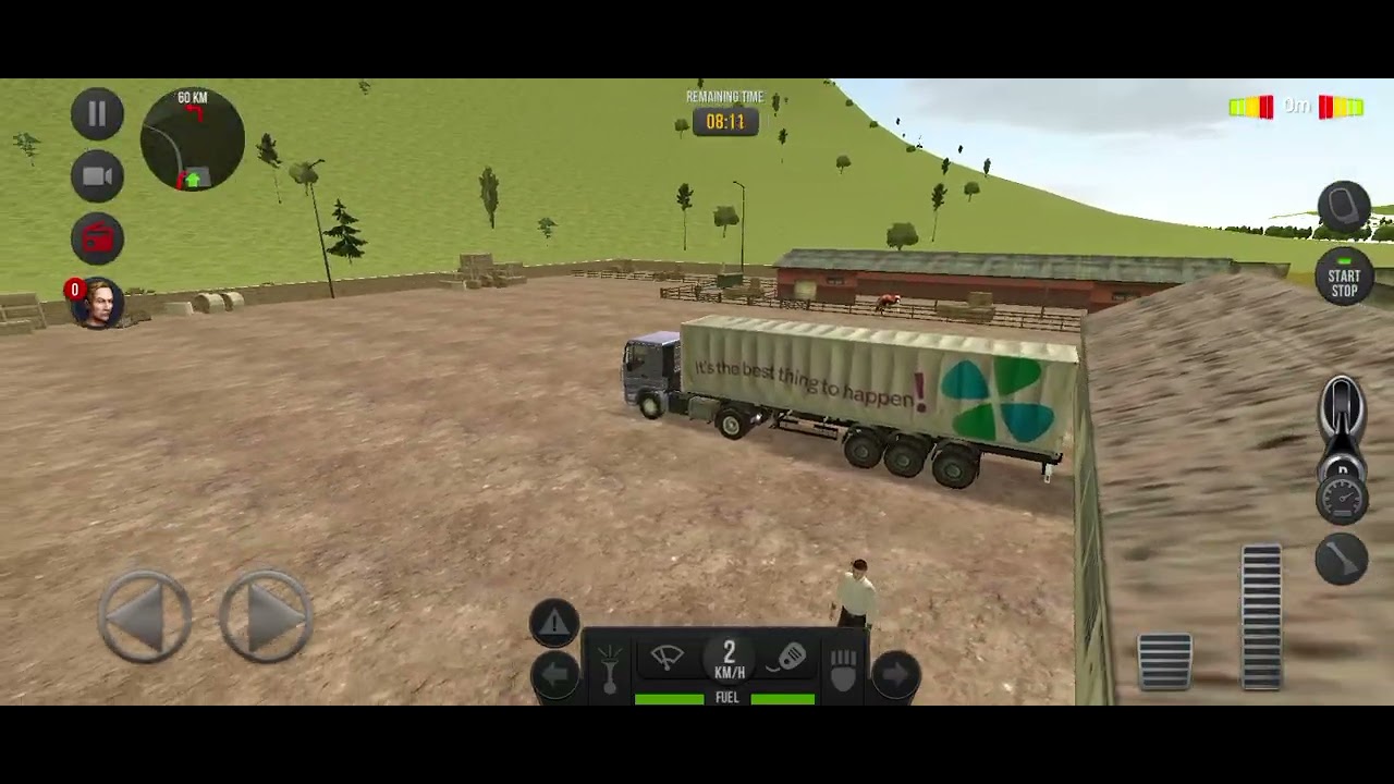 Truck simulator Europe 😎 #indian game