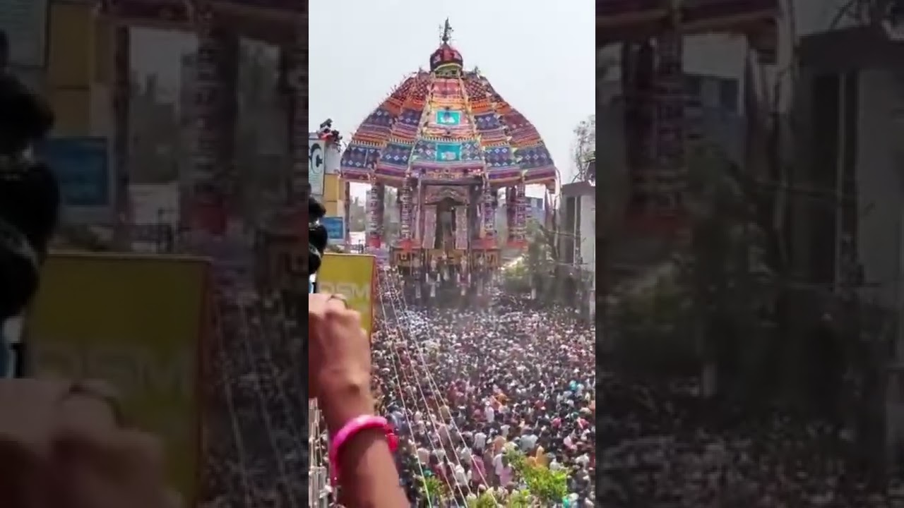 Tiruvarur Azhi ther temple chariot. Asia's largest temple chariot in Tamilnadu
