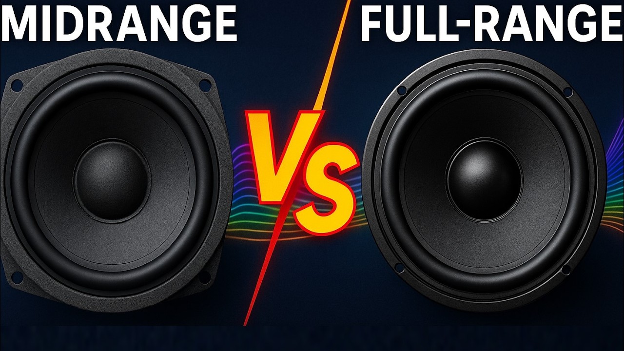 Midrange vs Full-Range Speakers | Complete Guide to Choosing the Right Sound