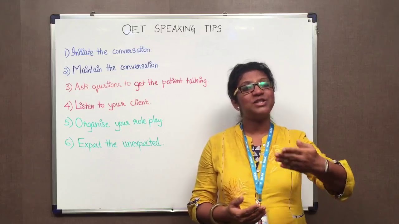 Tips for OET Speaking Tests | Medcity International Academy | Top oet centres in Kannur, Kottayam.